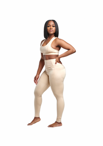 Khaki Two-Piece Set
