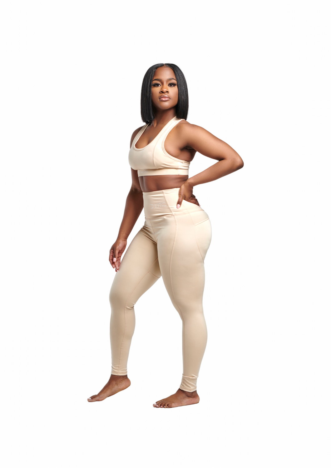 Khaki Two-Piece Set